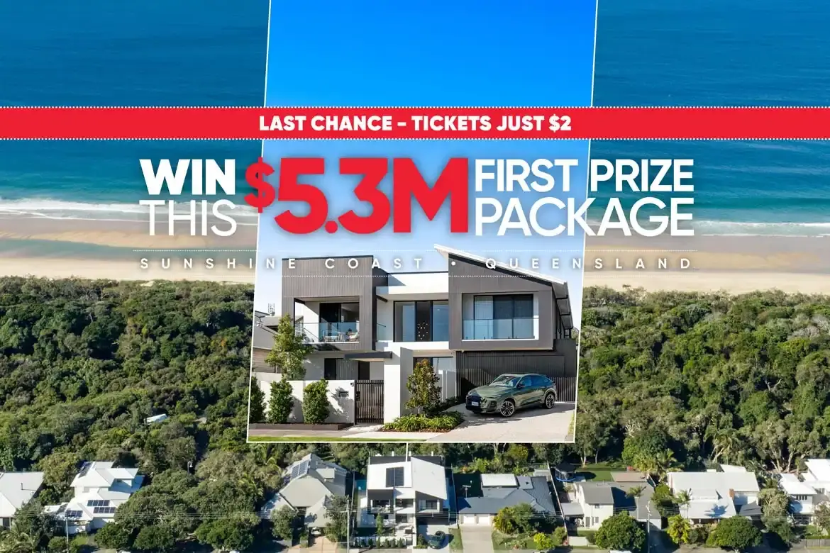 Win $5.3M Mater Draw 327 — Wurtulla, QLD prize home